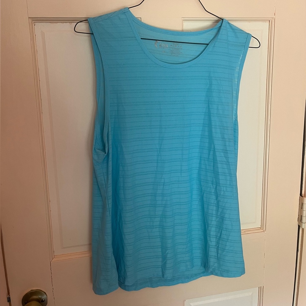 ZYIA Sky Blue Sleeveless Tank Top